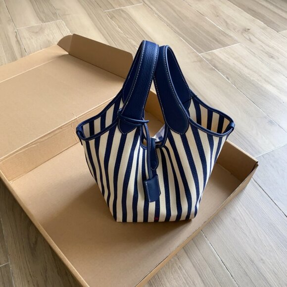 Polo Ralph Lauren Medium Polo Play Striped Tote Bag - Picture 2 of 10